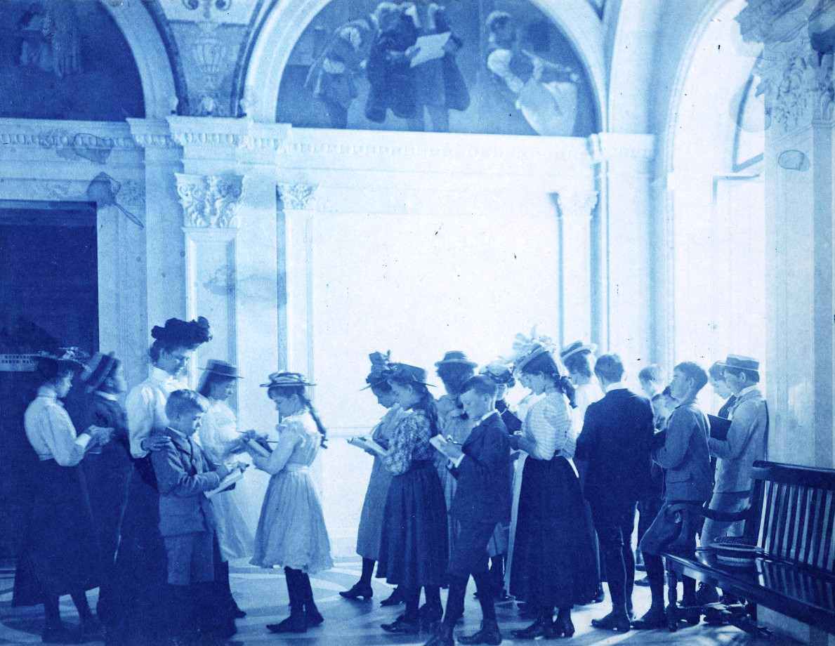 Frances-Benjamin-Johnston_1890_Librairie_sortie_scolaire